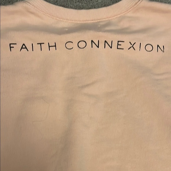 Faith Connexion Pink Crewneck Sweater with Graphic Design - Picture 5 of 10